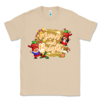 Mushroom merry and bright gnome Classic Tee - CowGirlArtShop