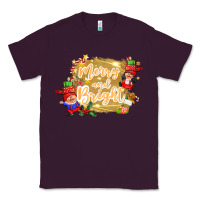 Plum merry and bright gnome Classic Tee - CowGirlArtShop