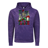 Cloud Purple tis the season skeleton snowboard Vintage Hoodie - FaDigitalArtStudio
