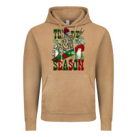 Tis The Season Skeleton Snowboard Vintage Hoodie | Teevron
