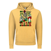 Vintage Mustard tis the season skeleton snowboard Vintage Hoodie - FaDigitalArtStudio