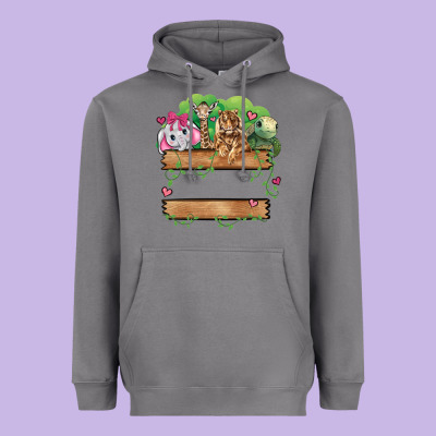 Zoo Crew Heavyweight Hoodie Designed By Jahusdesignshop
