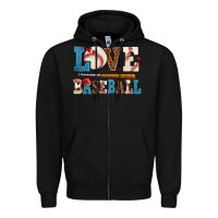 Black love baseball Zipper Hoodie - AdoDesignShop
