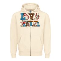 Sandshell love baseball Zipper Hoodie - AdoDesignShop
