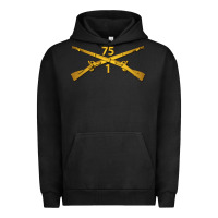 Pigment Black 1st bn 75th infantry regiment ranger branch wo txt Urban Hoodie - maiPhamDesign