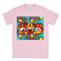 Bubblegum Pink firefighter gnomes Classic Tee - Artiststas