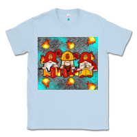 Dusty Blue firefighter gnomes Classic Tee - Artiststas