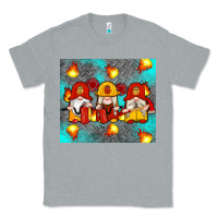 Heather Grey firefighter gnomes Classic Tee - Artiststas