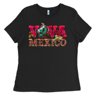 Black Viva Mexico Ladies Tee - HowdyJamesFarm