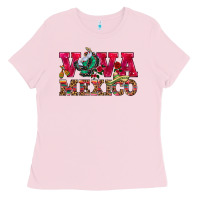 Bubblegum Pink Viva Mexico Ladies Tee - HowdyJamesFarm