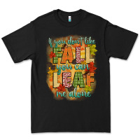 Black if you dont like fall you can leaf me alone Premium Tee - CowGirlArtShop