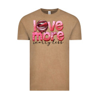 Vintage Coffee Love more worry less Vintage Tee - FaDigitalArtStudio
