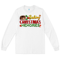 White baking christmas memories Long Sleeve Tee - FaDigitalArtStudio
