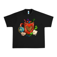 Black teacher crayons coffee mug Urban Heavy Tee - FaDigitalArtStudio