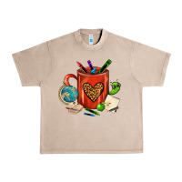 French Oak teacher crayons coffee mug Urban Heavy Tee - FaDigitalArtStudio