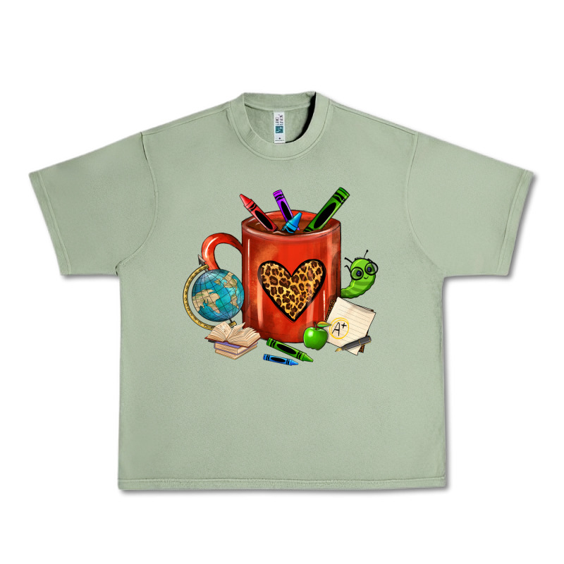 Teacher Crayons Coffee Mug Urban Heavy Tee by FaDigitalArtStudio | Teevron