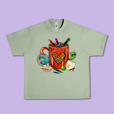 Teacher Crayons Coffee Mug Urban Heavy Tee Designed By Fadigitalartstudio
