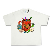 Pistachio teacher crayons coffee mug Urban Heavy Tee - FaDigitalArtStudio