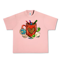 Salmon teacher crayons coffee mug Urban Heavy Tee - FaDigitalArtStudio