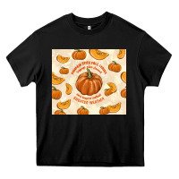 Black pumpkin spice fall leaves Heavy Core Tee - TumblerDesignByShophia