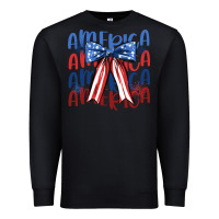 Black america ribbon Premium Sweatshirt - JahusDesignShop