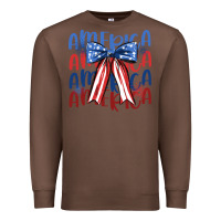 Chestnut america ribbon Premium Sweatshirt - JahusDesignShop