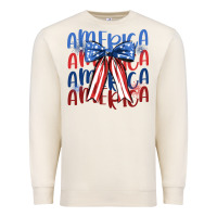 Sandshell america ribbon Premium Sweatshirt - JahusDesignShop