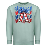 Seafoam america ribbon Premium Sweatshirt - JahusDesignShop