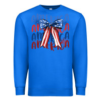True Royal america ribbon Premium Sweatshirt - JahusDesignShop