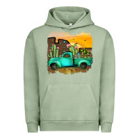 Pigment Oil Green truck Urban Hoodie - JahusDesignShop