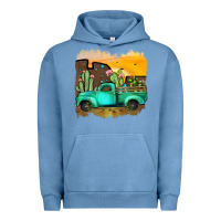 Pigment Pebble Blue truck Urban Hoodie - JahusDesignShop