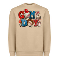 Mushroom game day baseball Heavyweight Sweatshirt - AdoDesignShop