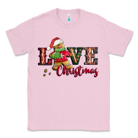Bubblegum Pink love christmas gingerbread Classic Tee - CowGirlArtShop