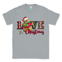 Heather Grey love christmas gingerbread Classic Tee - CowGirlArtShop