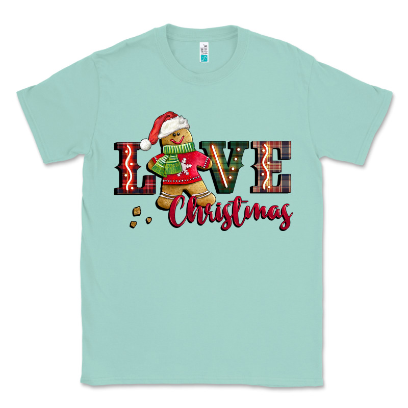 Love Christmas Gingerbread Classic Tee by CowGirlArtShop | Teevron