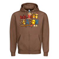 Chestnut tis the season softball Zipper Hoodie - AdoDesignShop