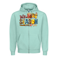 Seafoam tis the season softball Zipper Hoodie - AdoDesignShop