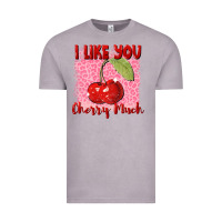 Vintage Zinc I like you cherry much Valentine's Day Vintage Tee - FaDigitalArtStudio
