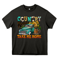 Asphalt country roads take me home vintage truck Heavy Core Tee - Jasminsmagicworld