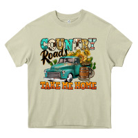 Mossy country roads take me home vintage truck Heavy Core Tee - Jasminsmagicworld