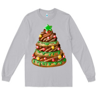 Moon Dust chocolate christmas cookie cake Long Sleeve Tee - FaDigitalArtStudio