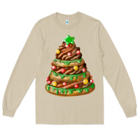 Mushroom chocolate christmas cookie cake Long Sleeve Tee - FaDigitalArtStudio