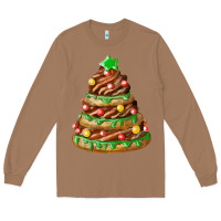 Toasted Coconut chocolate christmas cookie cake Long Sleeve Tee - FaDigitalArtStudio