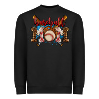 Black baseball mom Heavyweight Sweatshirt - AdoDesignShop