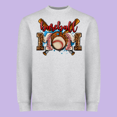 Baseball Mom Heavyweight Sweatshirt Designed By Adodesignshop