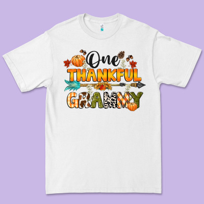 One Thankful Grammy Premium Tee Designed By Cowgirlartshop