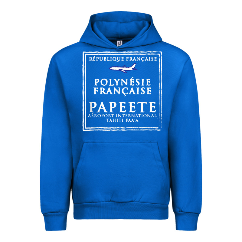 Papeete Tahiti Passport Stamp Vacation Travel T Shirt Urban Hoodie by maiPhamDesign | Teevron