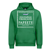 Emerald papeete tahiti passport stamp vacation travel t shirt Urban Hoodie - maiPhamDesign
