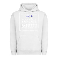 Pigment Lunar Rock papeete tahiti passport stamp vacation travel t shirt Urban Hoodie - maiPhamDesign