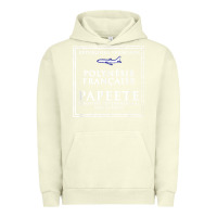 Pigment Pistachio papeete tahiti passport stamp vacation travel t shirt Urban Hoodie - maiPhamDesign